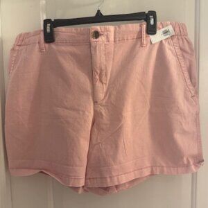Old Navy Nwt Size XL Pink 3.5" Inseam High Rise OG Chino Shorts